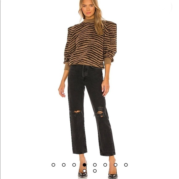 Agolde Jeans 90’s Mid Rise Loose Fit Jeans in Smokestack Washed Black 23 - Picture 6 of 13